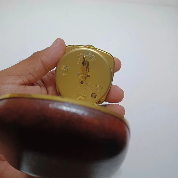 Vintage Bulova Germany Travel Pocket Alarm Clock Working - Picture 8 of 8